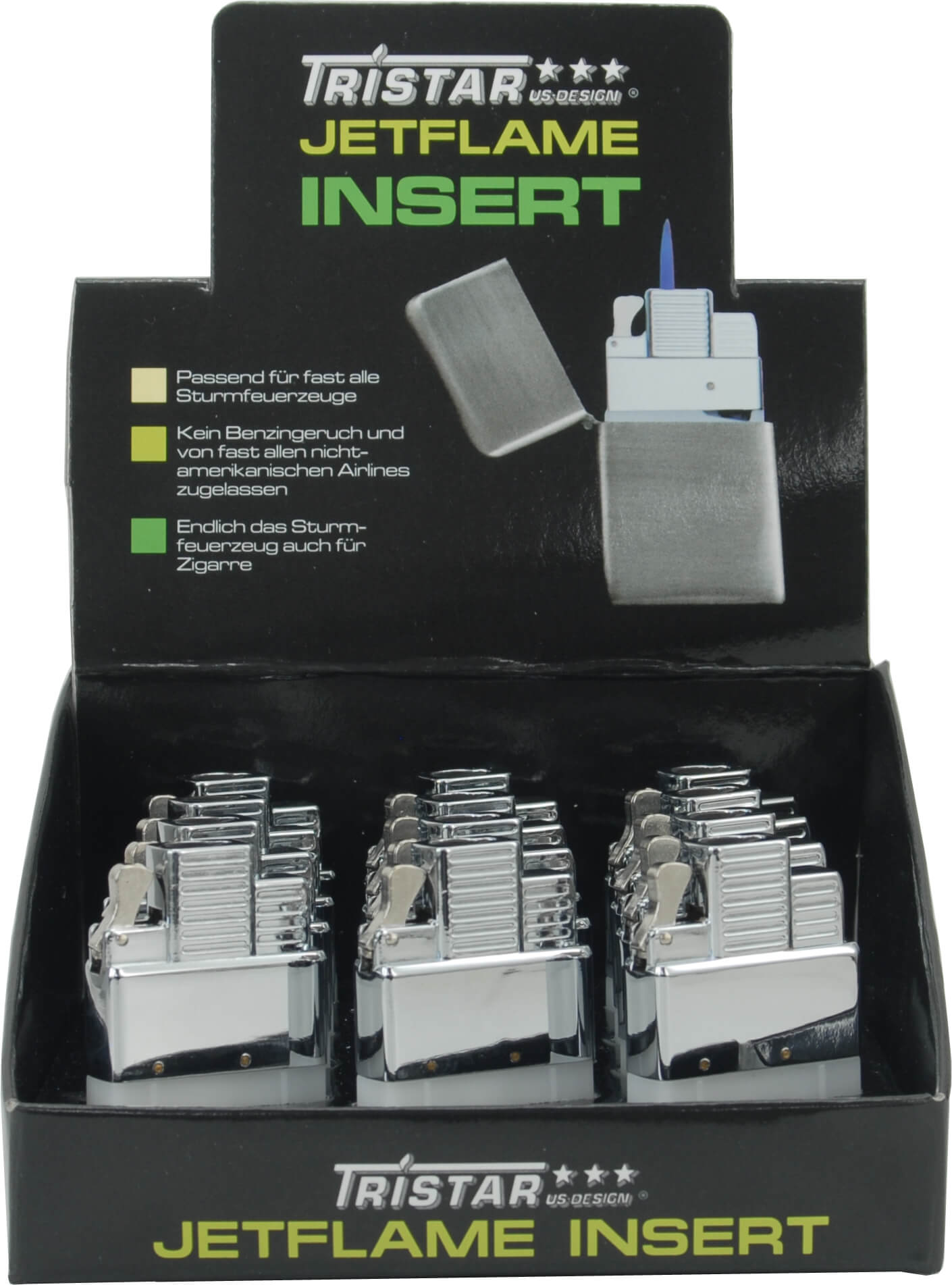 Inserto gas jet flame per accendini Zippo fiamma direzionale resistente al vento combustione gas