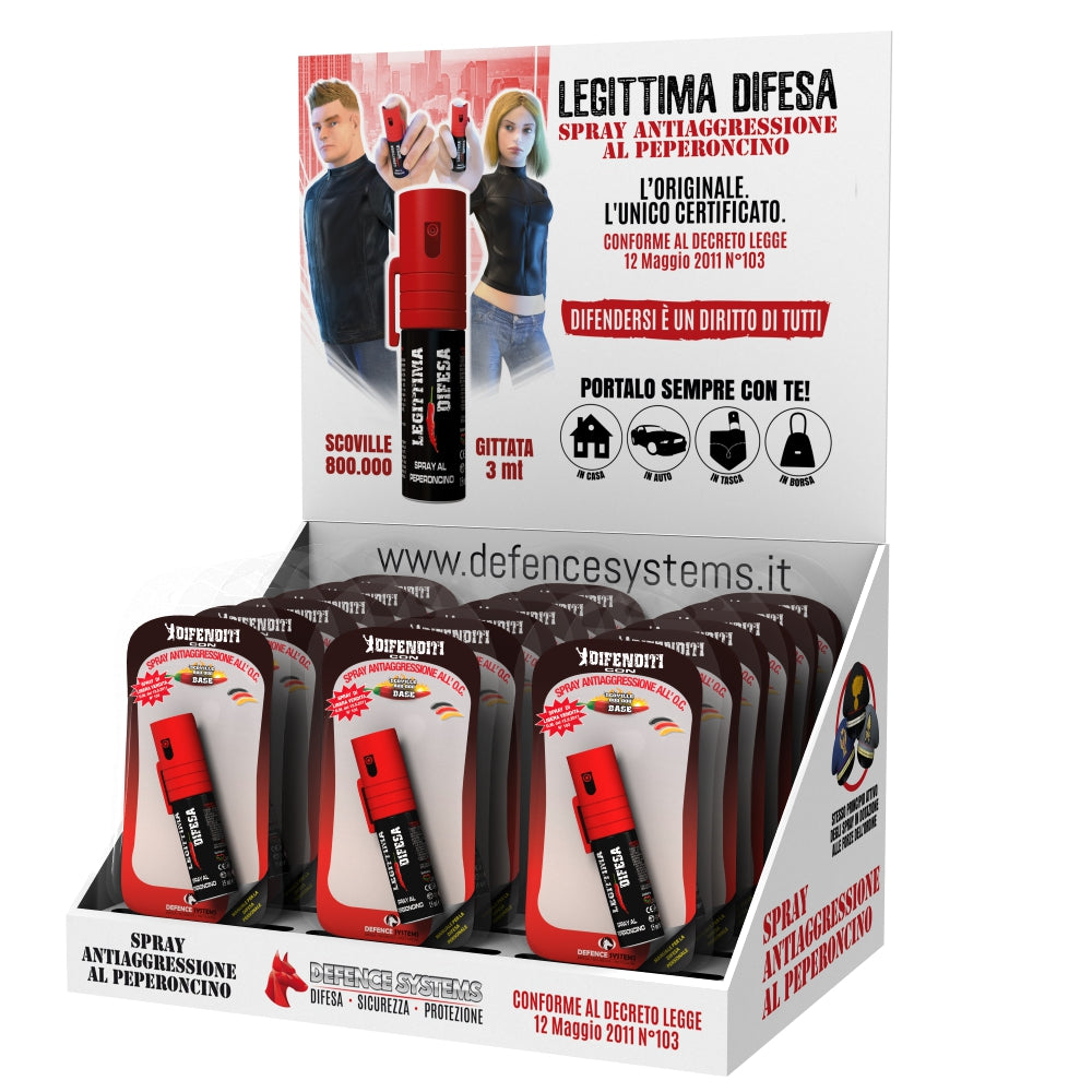 ESPO SPRAY ANTIAGGRESSIONE AL PEPERONCINO DI.VA 15ml (18PZ)