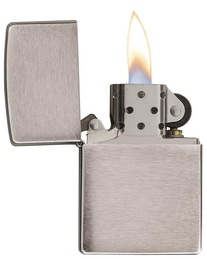 200 ACCENDINO ZIPPO CROMO SATINATO