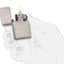 200 ACCENDINO ZIPPO CROMO SATINATO