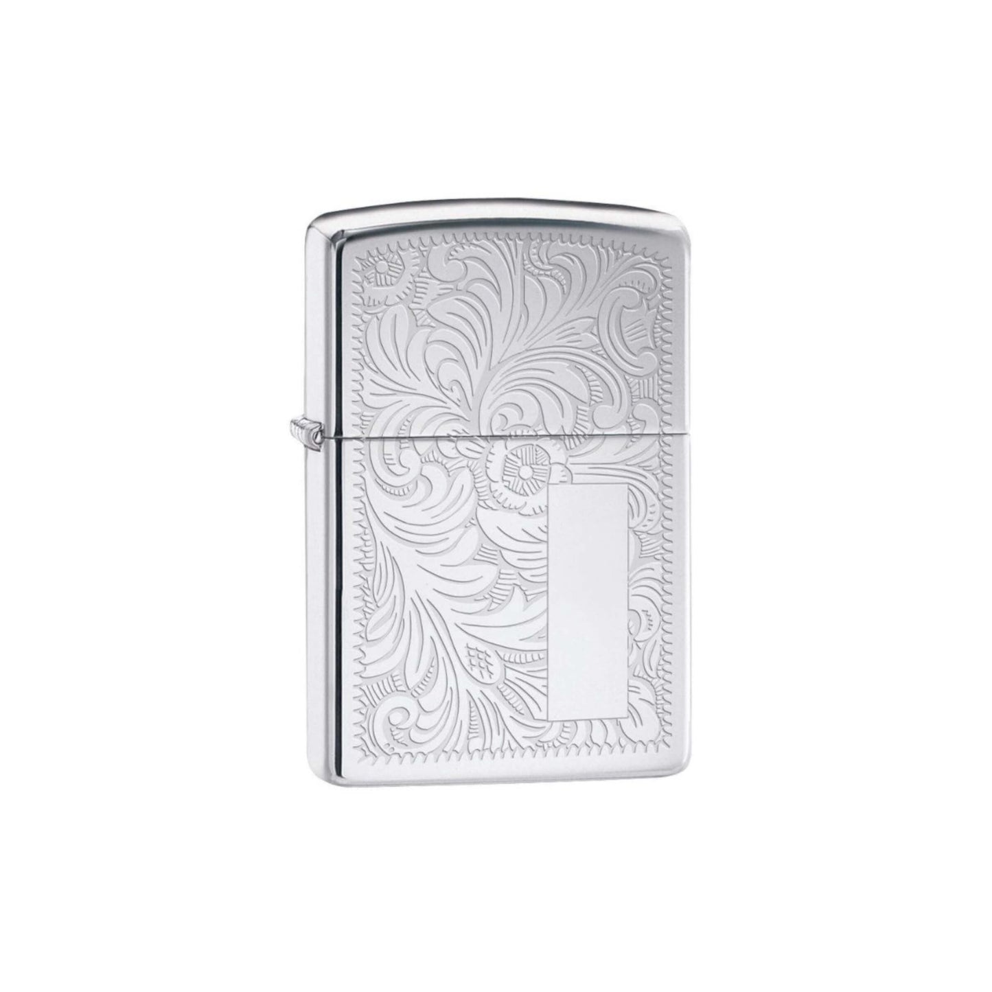 Accendino Zippo 352 Veneziano Cromo in High Polish Chrome con decorazioni veneziane