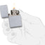 205 ACCENDINO ZIPPO CROMO OPACO