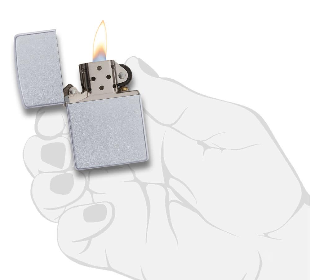205 ACCENDINO ZIPPO CROMO OPACO