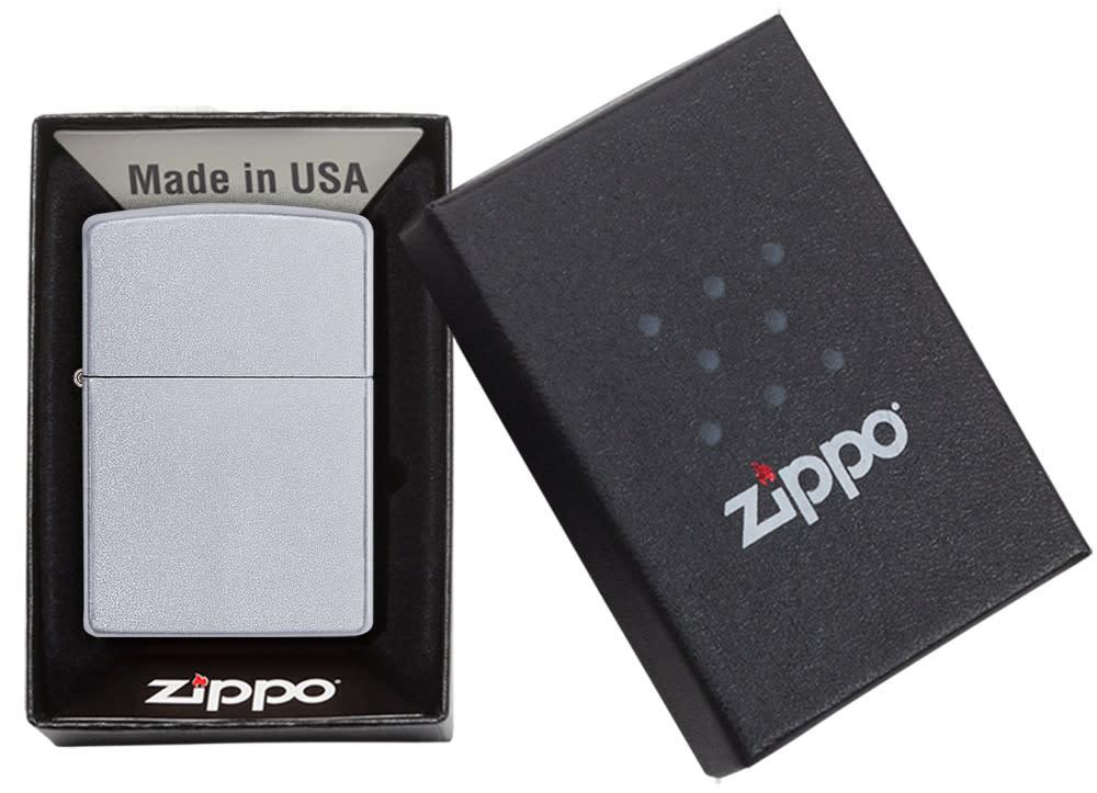 205 ACCENDINO ZIPPO CROMO OPACO
