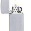 1605 ACCENDINO ZIPPO CROMO OPACO SLIM