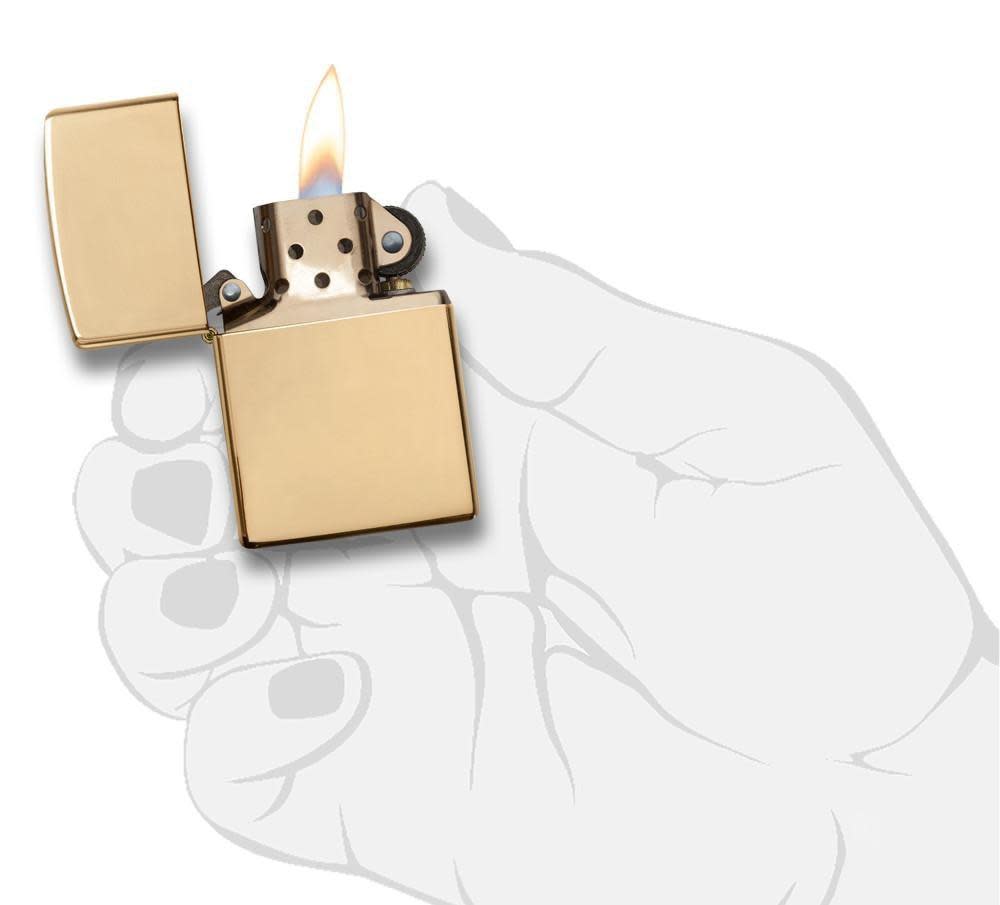 254B ACCENDINO ZIPPO BRASS LUCIDO