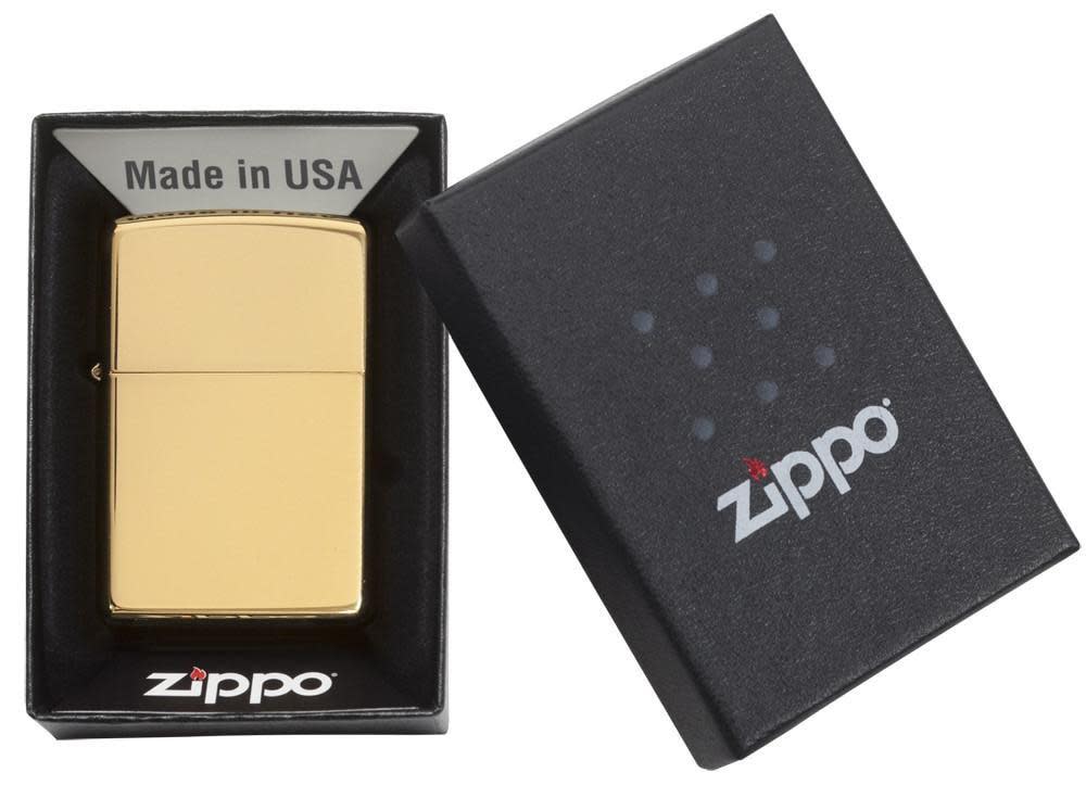 254B ACCENDINO ZIPPO BRASS LUCIDO