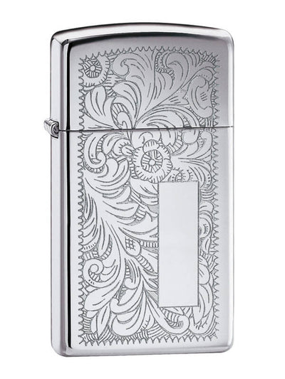1652 ACCENDINO ZIPPO VENEZIANO CROMO SLIM