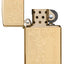 Dettaglio incisione design veneziano e corpo slim accendino Zippo 1652B
