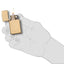 1652B ACCENDINO ZIPPO VENEZIANO BRASS SLIM