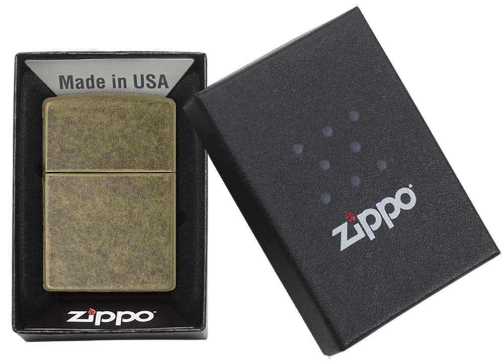 201FB ACCENDINO ZIPPO ANTICO BRASS