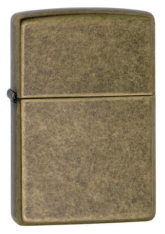 Accendino Zippo 201FB con finitura ottone anticato in scatola regalo