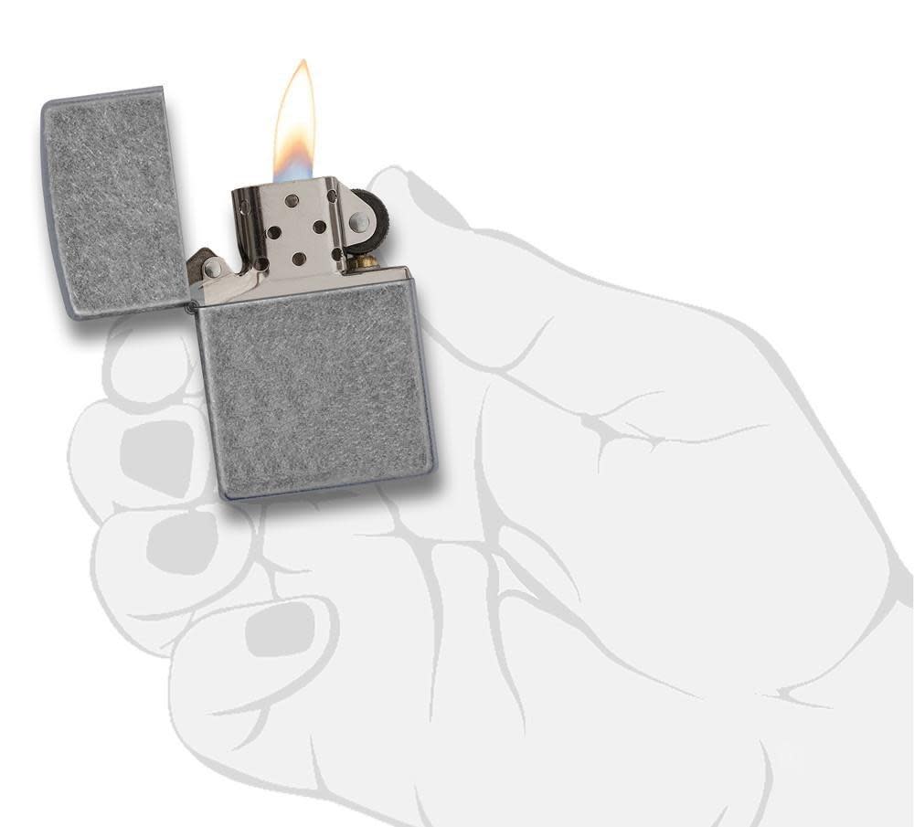 121FB ACCENDINO ZIPPO ANTICO SILVER