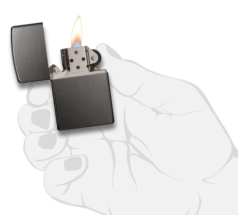 28378 ACCENDINO ZIPPO CLASSIC GRAY DUSK MATTE