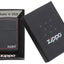 218ZB ACCENDINO ZIPPO NERO MATTE CON BORDO ROSSO