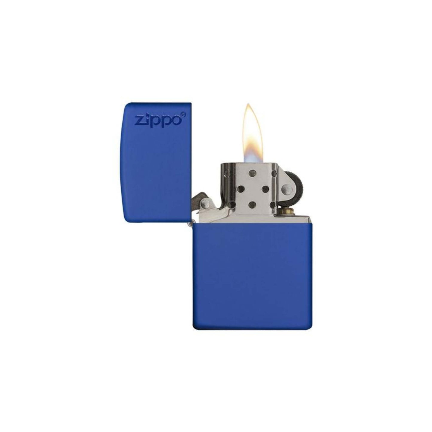 229ZL ACCENDINO ZIPPO BLUE MATTE CON LOGO