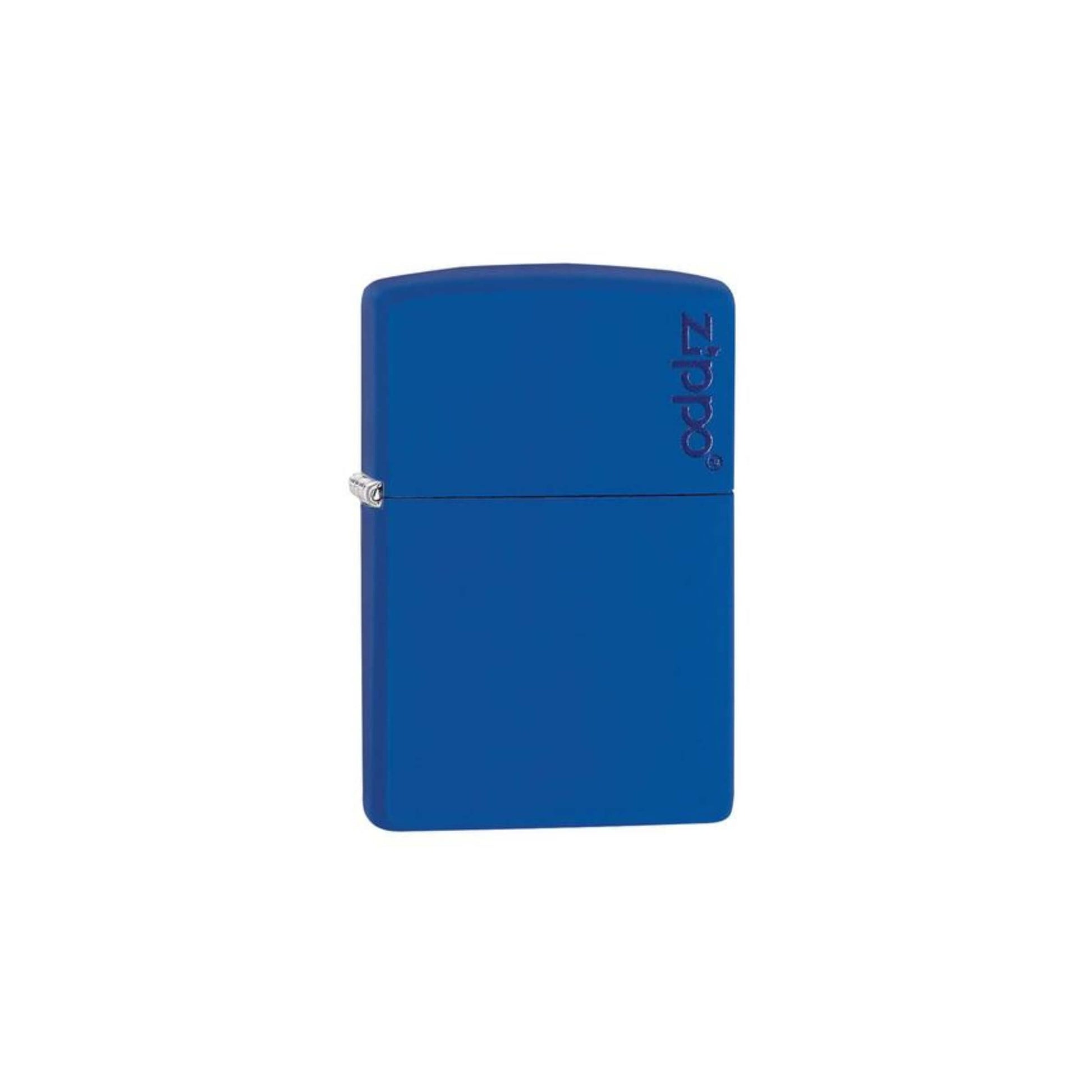 Accendino Zippo 229ZL Blue Matte con logo in finitura blu opaca