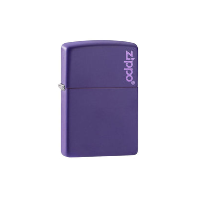 Accendino Zippo 237ZL Viola Matte con logo in finitura viola opaca
