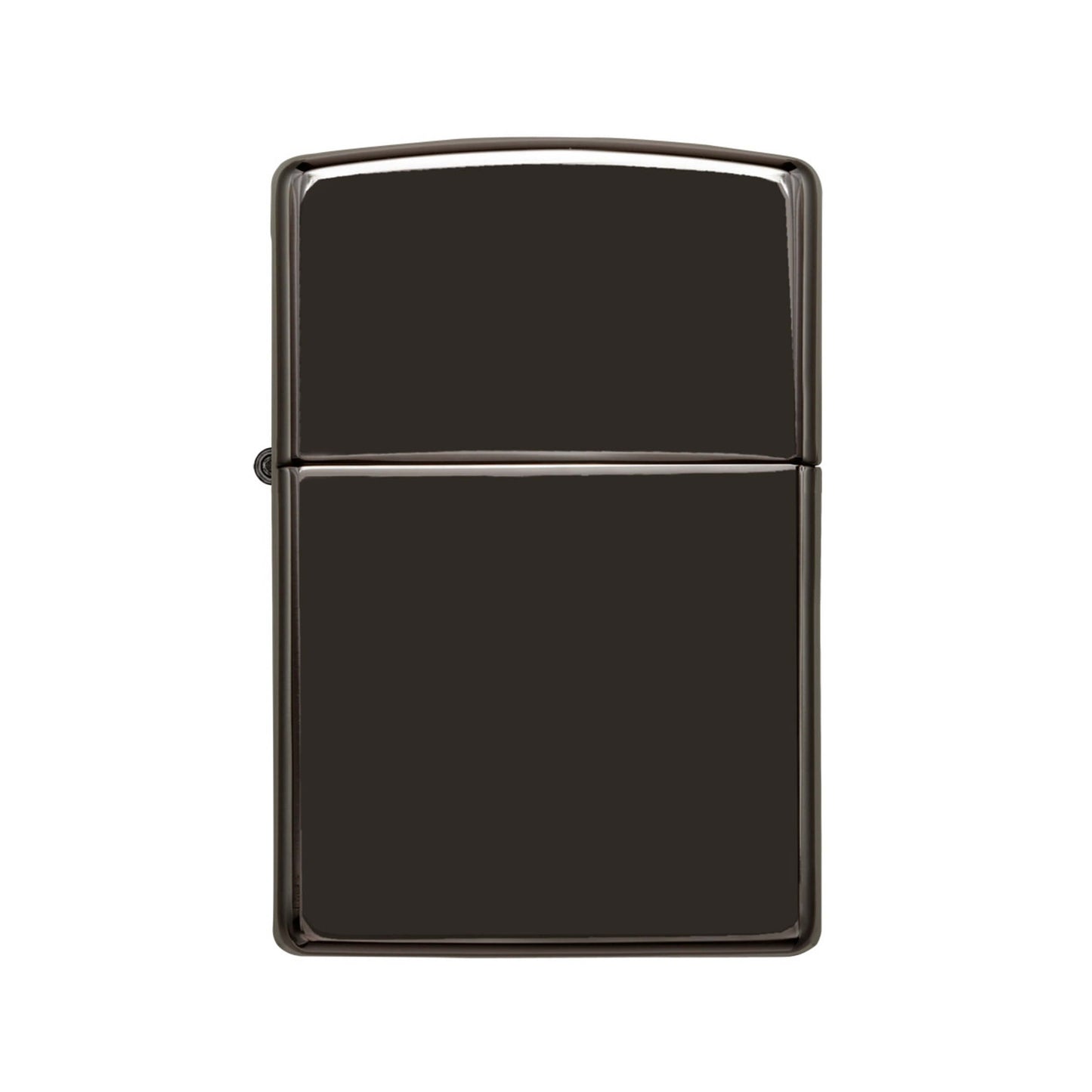 Dettaglio finitura nera effetto specchio accendino Zippo Classico 24756