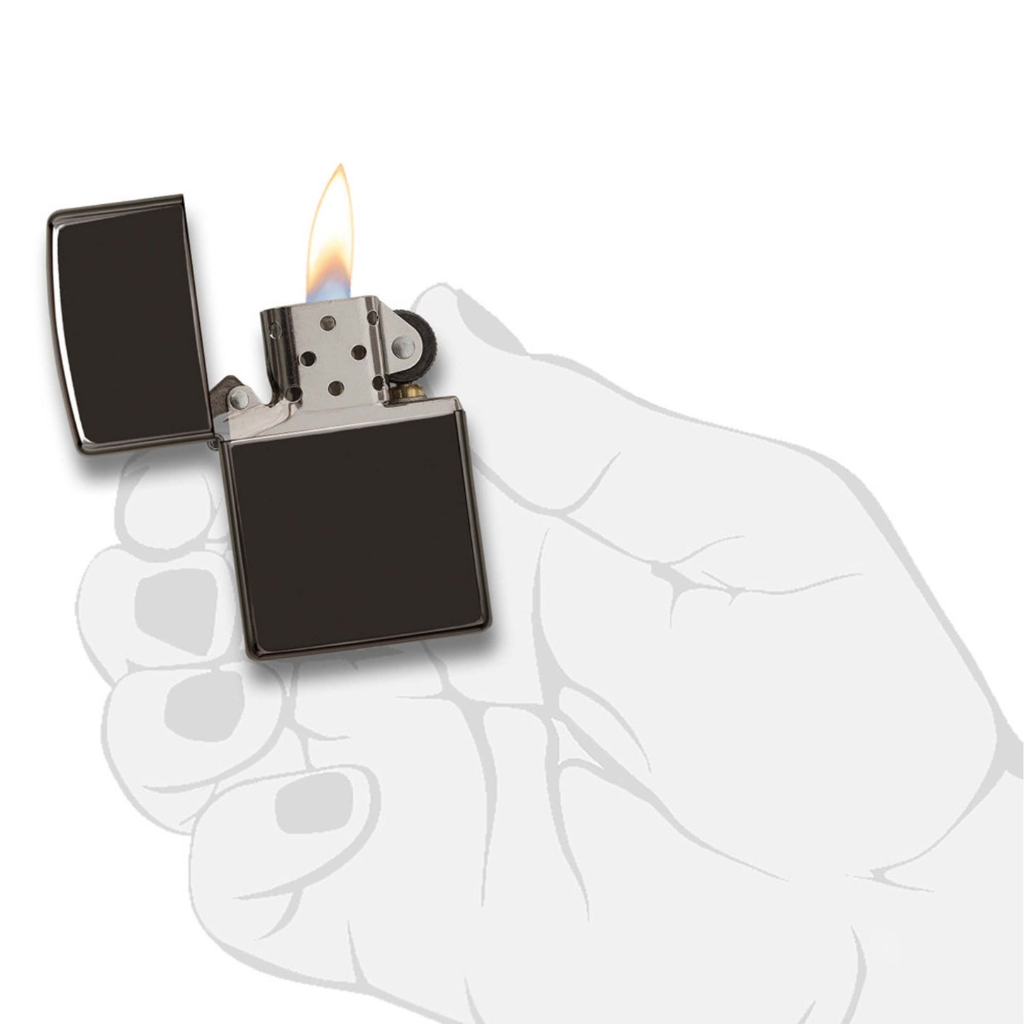 24756 ACCENDINO ZIPPO CLASSICO NERO LUCIDO