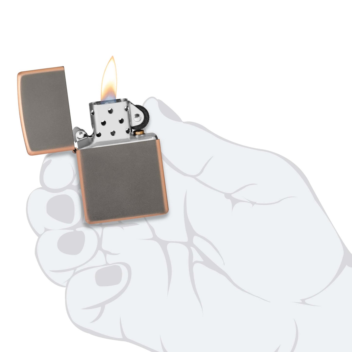 49839 ACCENDINO ZIPPO RUSTIC BRONZE