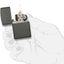 221 ACCENDINO ZIPPO MATTE VERDE