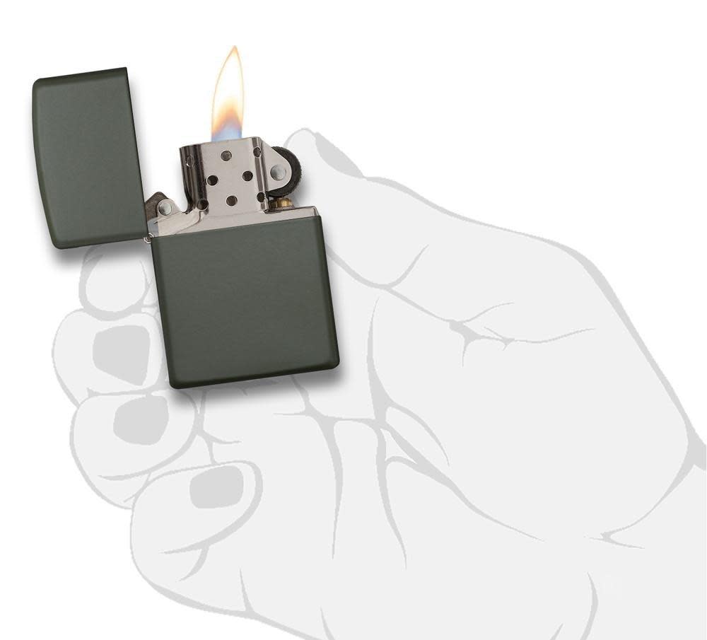 221 ACCENDINO ZIPPO MATTE VERDE