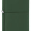Accendino Zippo 221 Matte Verde in finitura verde opaca