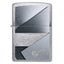 Zippo Brushed Chrome Accendino per Pipa Antivento con Inserto per Pipa - 47191