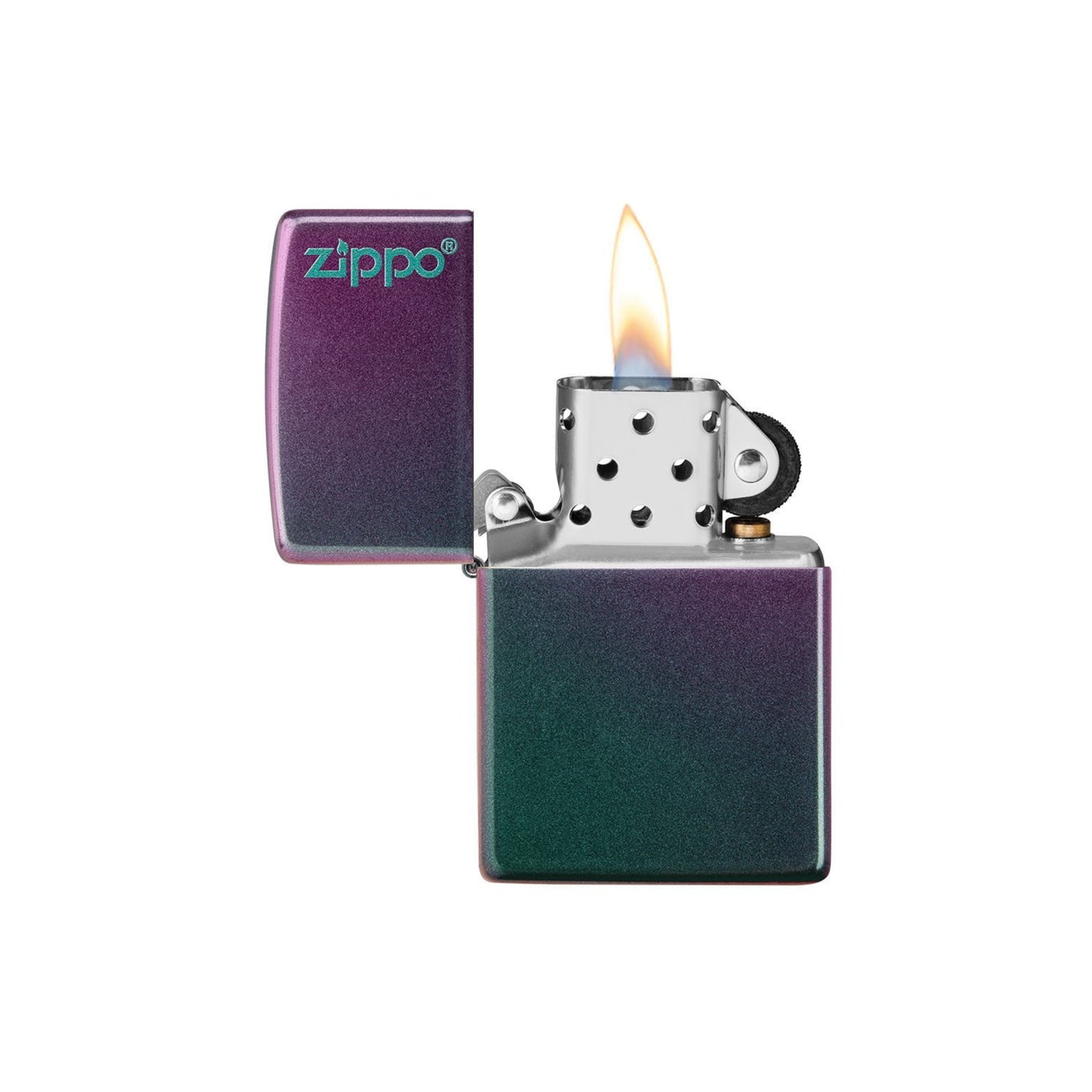 49146ZL ACCENDINO ZIPPO CLASSIC IRIDESCENT CON LOGO
 ZIPPO