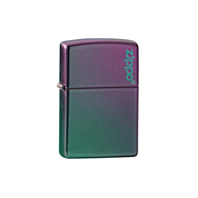 Accendino Zippo 49146ZL Classic Iridescent finitura turchese e viola cangiante