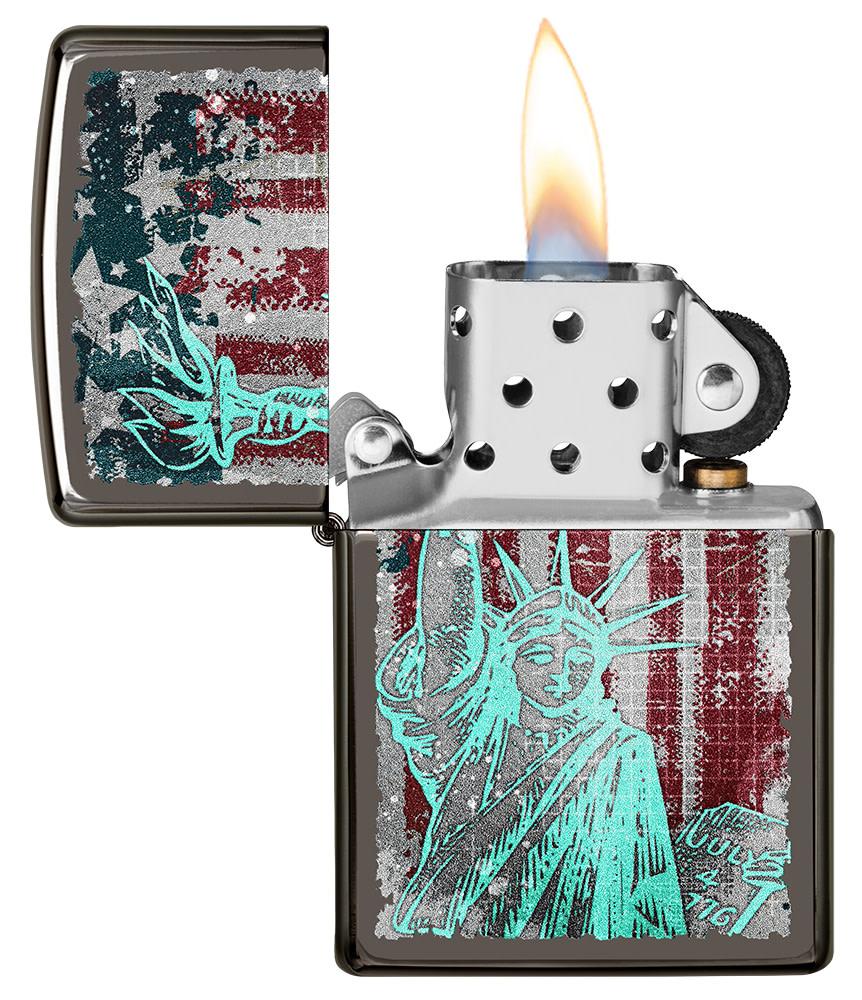 49663 ACCENDINO ZIPPO STATUE OF LIBERTY DESIGN
