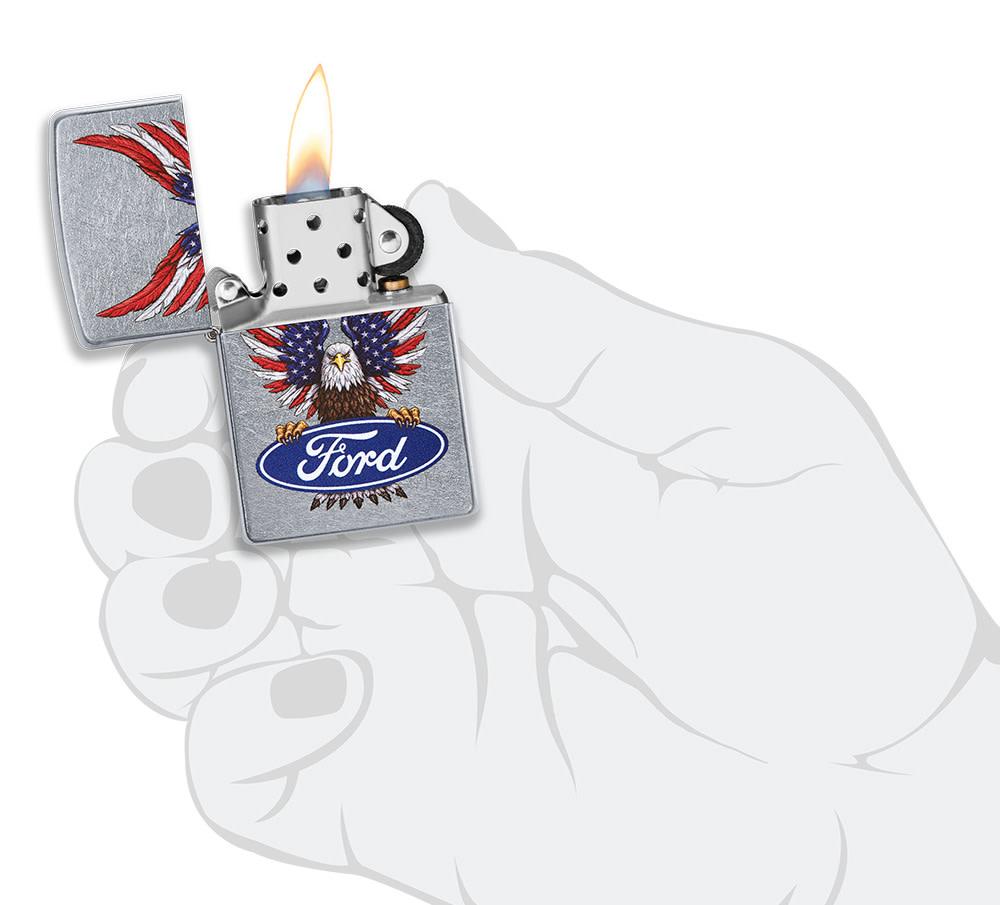 49521 ACCENDINO ZIPPO FORD OVAL DESIGN