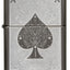 28323 ACCENDINO ZIPPO BLACK ACE