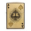 46388 ACCENDINO ZIPPO ACE OF SPADE DESIGN GOLD 360