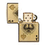 46388 ACCENDINO ZIPPO ACE OF SPADE DESIGN GOLD 360