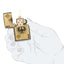 46388 ACCENDINO ZIPPO ACE OF SPADE DESIGN GOLD 360