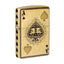 46388 ACCENDINO ZIPPO ACE OF SPADE DESIGN GOLD 360