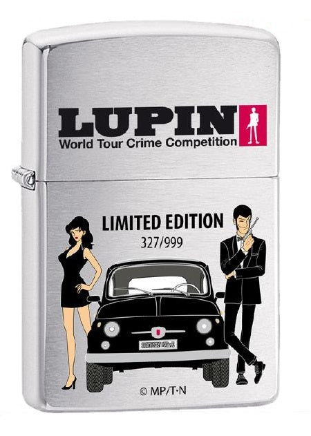 Zippo Lupin III Wanted Accendino Antivento con Lupin e Fujiko Limited Edition 014/999
