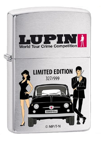 Zippo Lupin III Wanted Accendino Antivento con Lupin e Fujiko Limited Edition 014/999