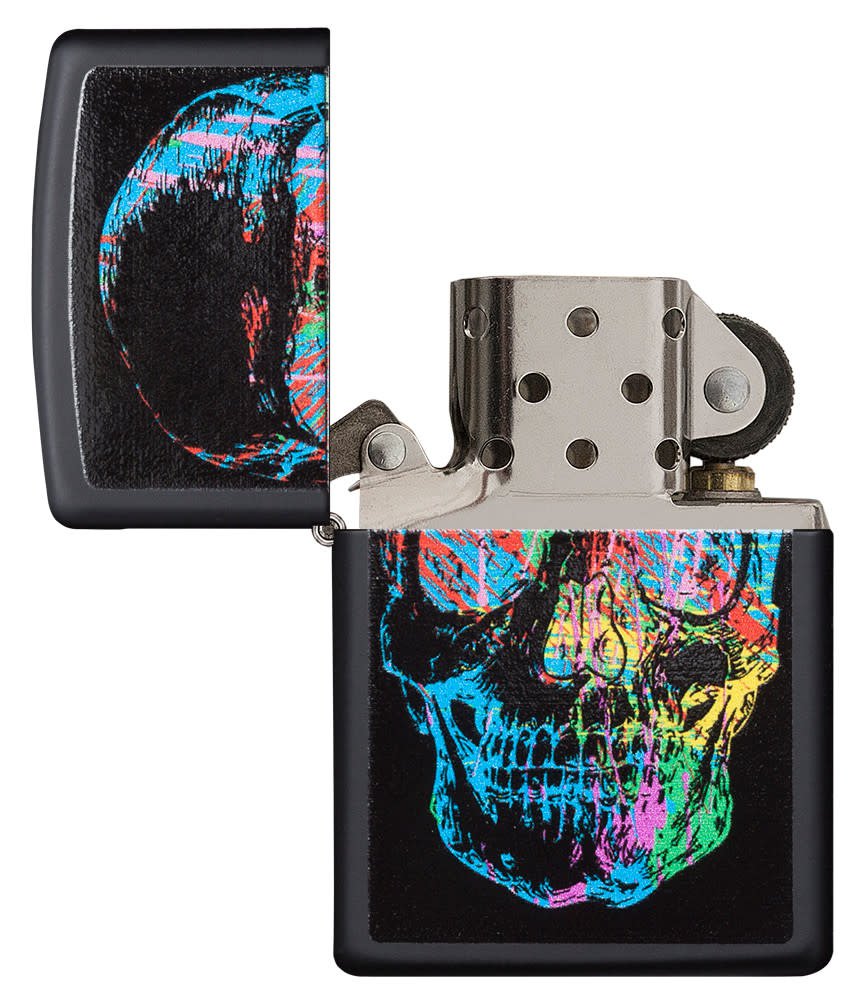 28042 ACCENDINO ZIPPO COLORFULL SKULL