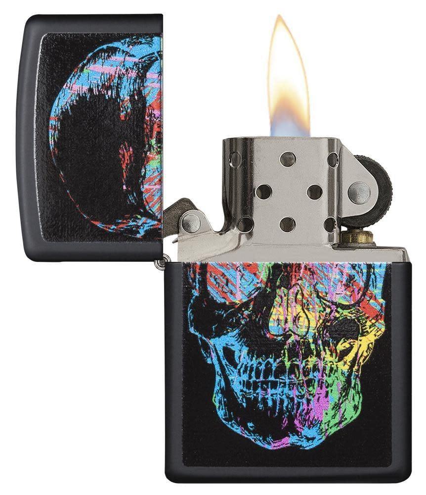28042 ACCENDINO ZIPPO COLORFULL SKULL