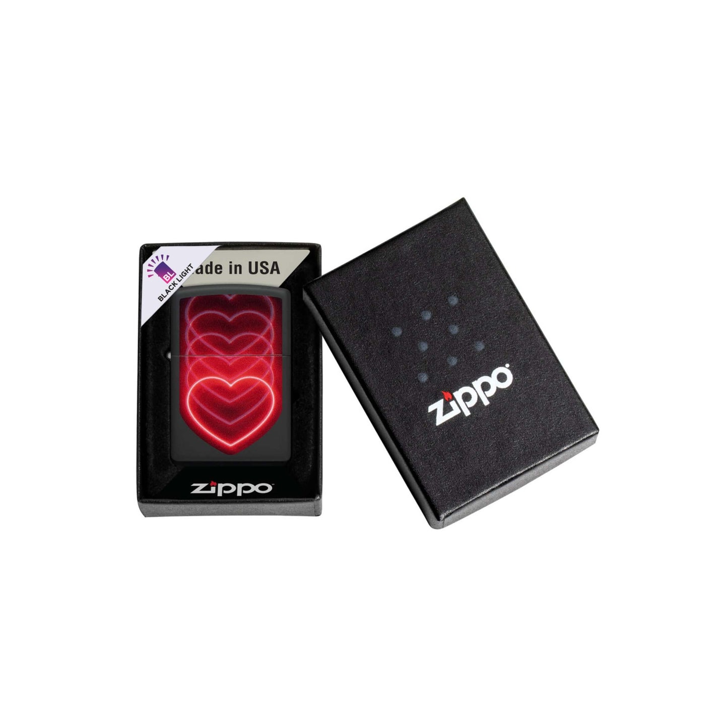 48593 ACCENDINO ZIPPO HEARTS