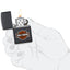 218HD.H252 ACCENDINO ZIPPO HARLEY DAVIDSON BAR & SHIELD