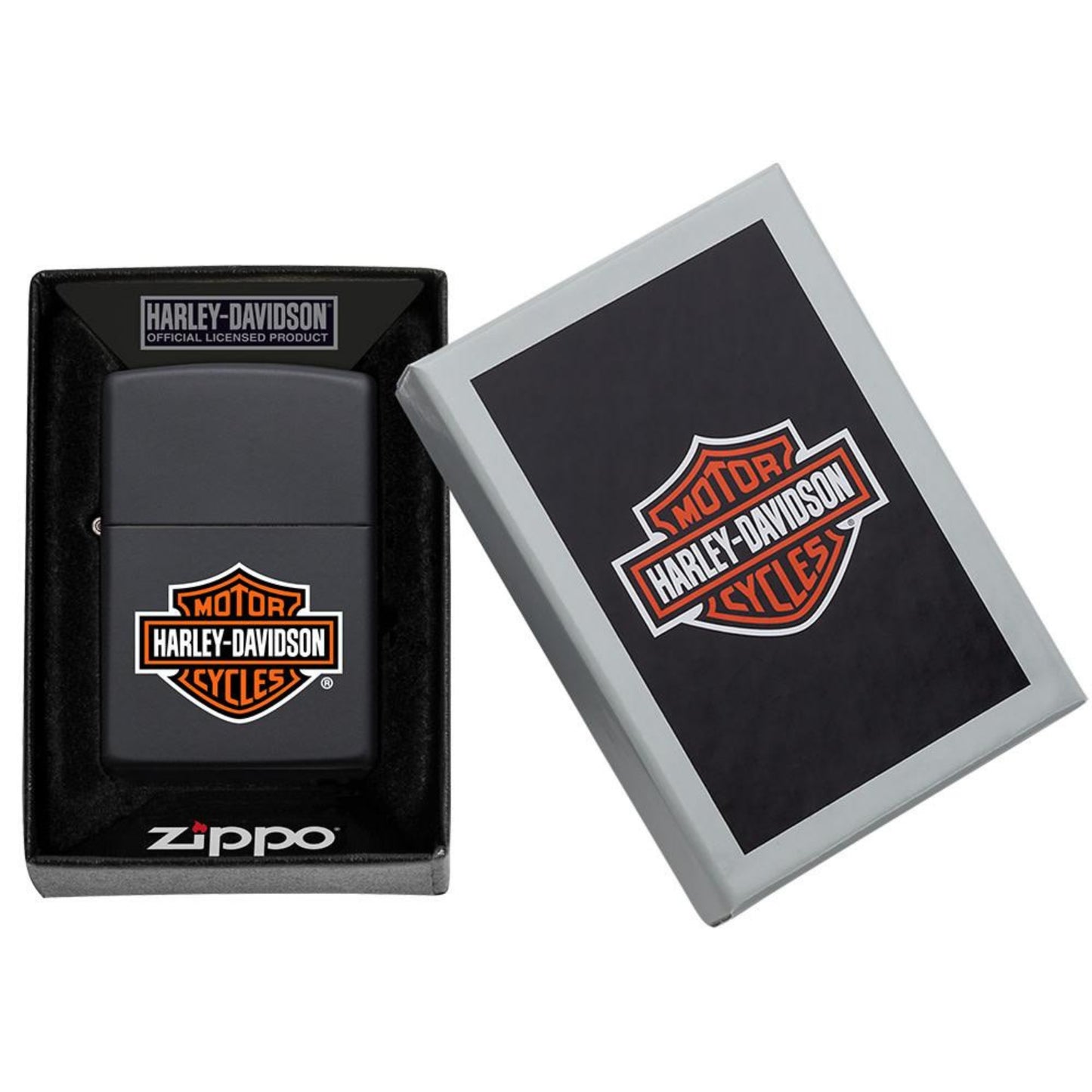 218HD.H252 ACCENDINO ZIPPO HARLEY DAVIDSON BAR & SHIELD