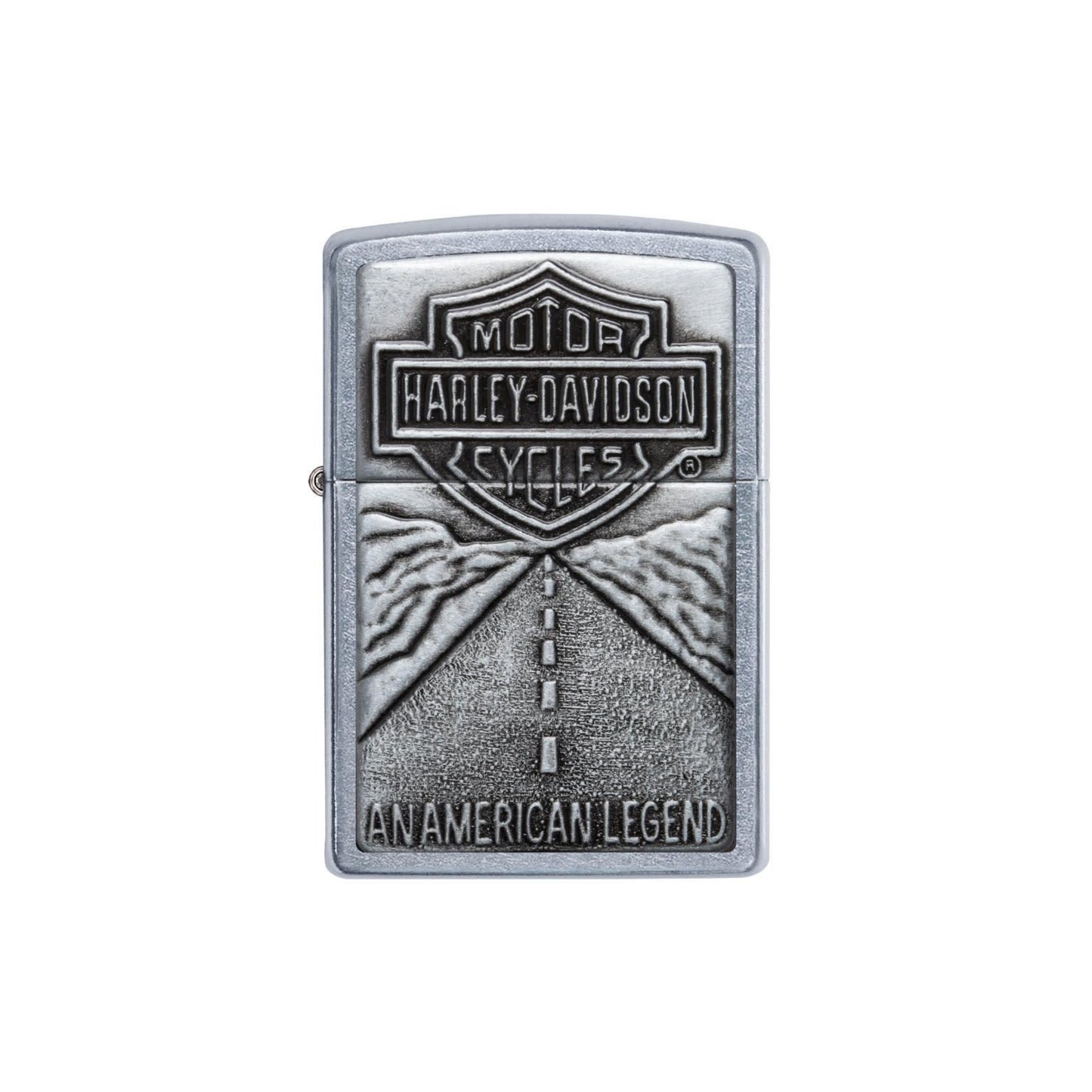 Dettaglio emblema tridimensionale American Legend su accendino Zippo 20229