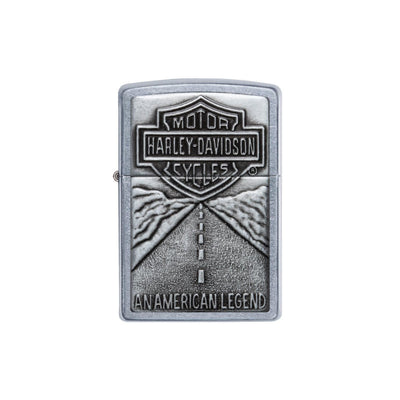 Dettaglio emblema tridimensionale American Legend su accendino Zippo 20229