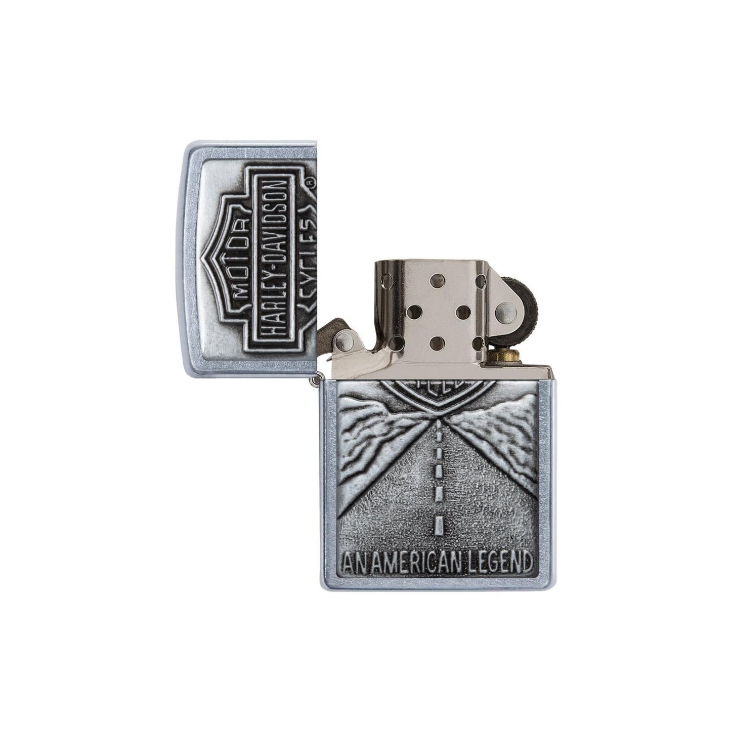 20229 ACCENDINO ZIPPO HARLEY DAVIDSON PLACCA AMERICAN LEGEND