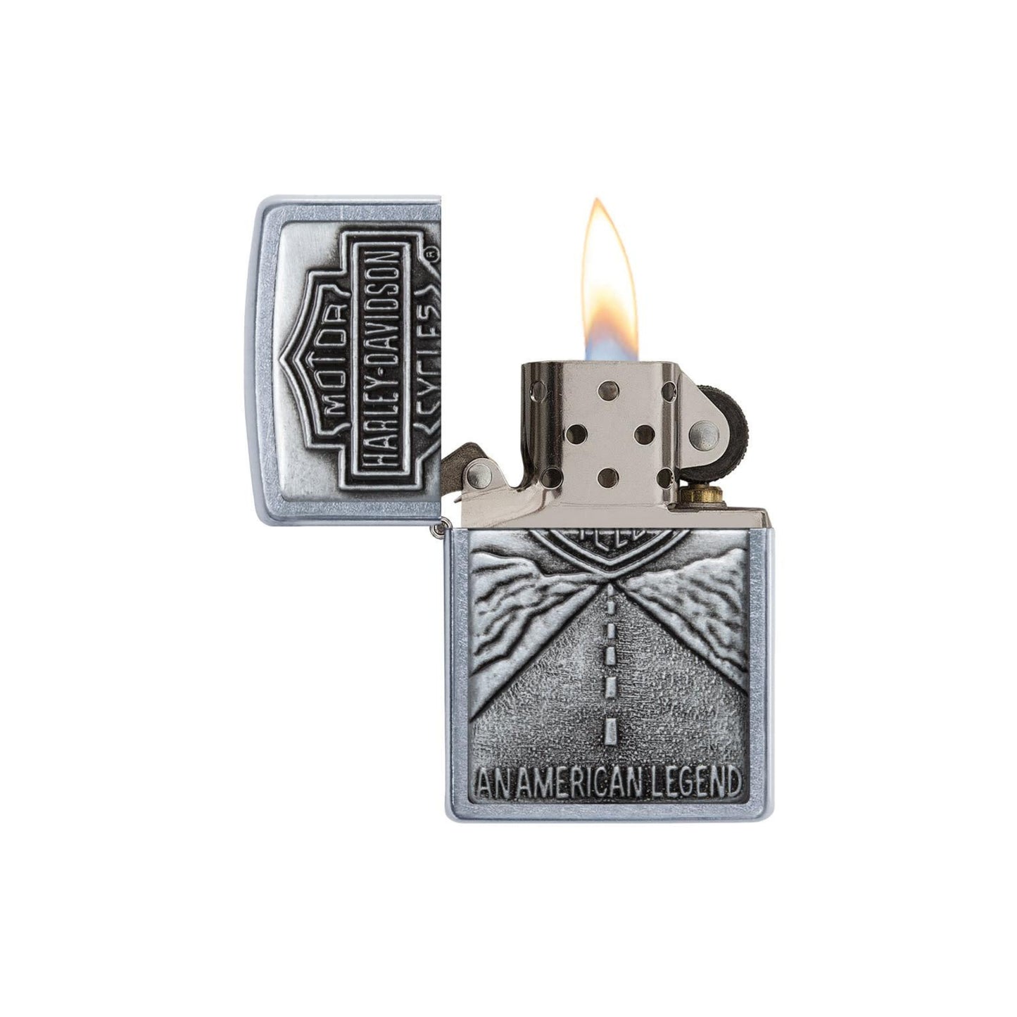 20229 ACCENDINO ZIPPO HARLEY DAVIDSON PLACCA AMERICAN LEGEND