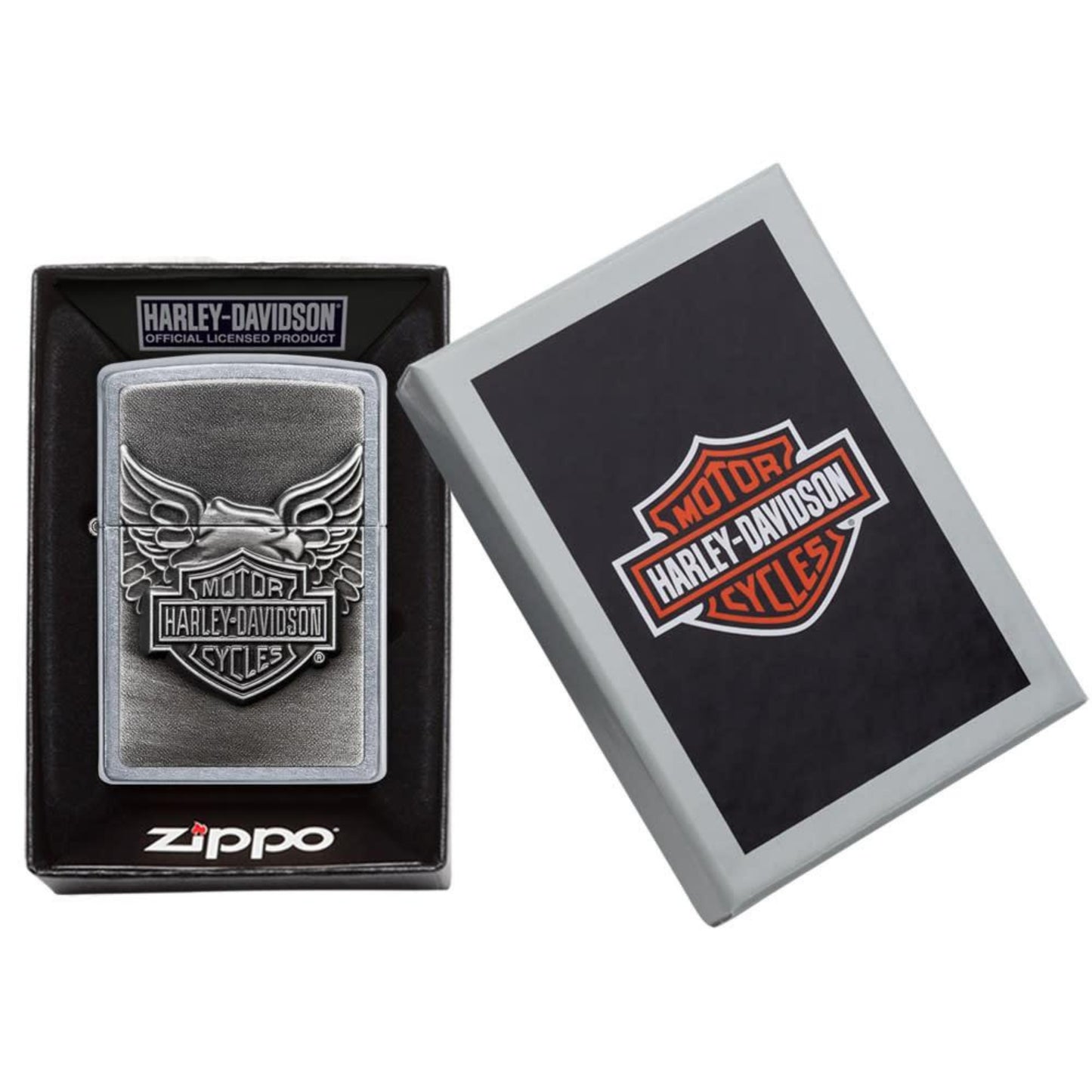 20230 ACCENDINO ZIPPO HARLEY DAVIDSON PLACCA IRON EAGLE